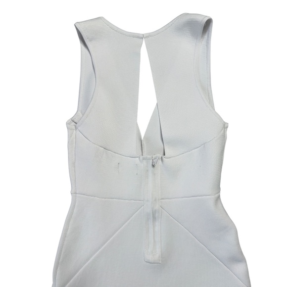 Nova Luxe Fashion Nova White Bandage Asymmetrical Bachelorette Body Con Dress M - Picture 7 of 12
